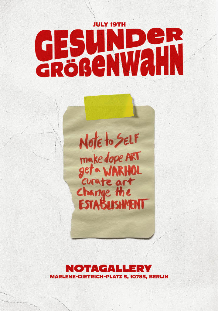 White Exhibition Poster