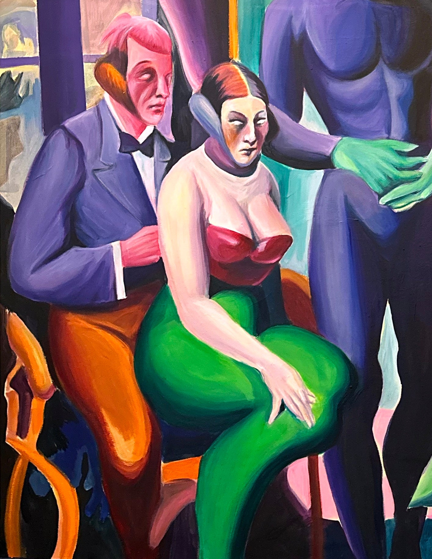 Silent Conversations in Satin