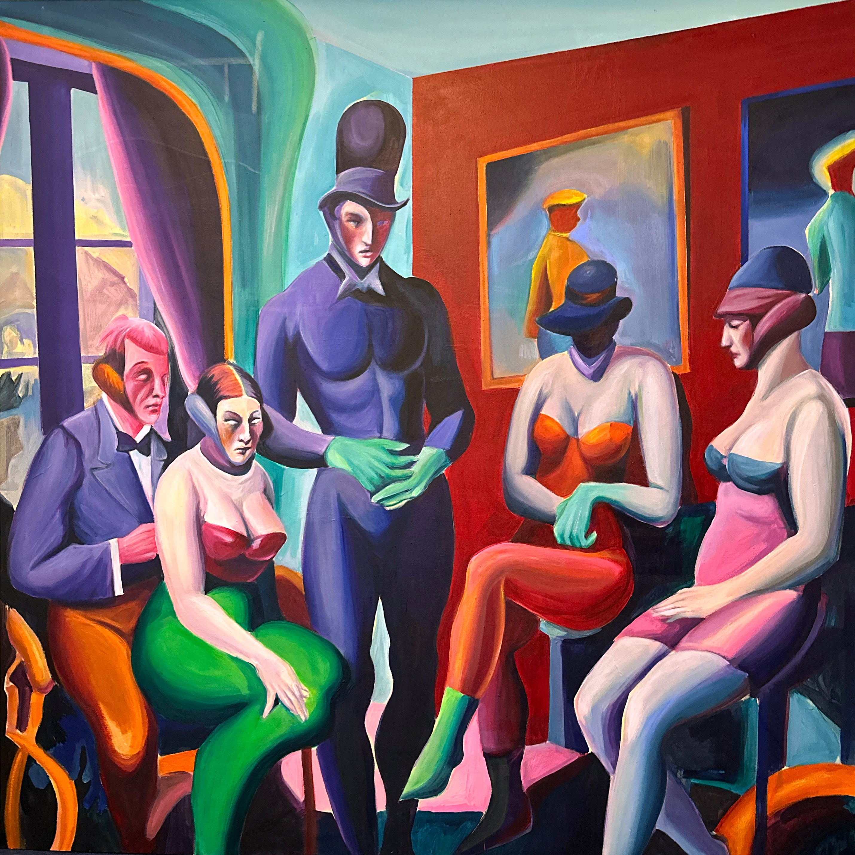 Silent Conversations in Satin