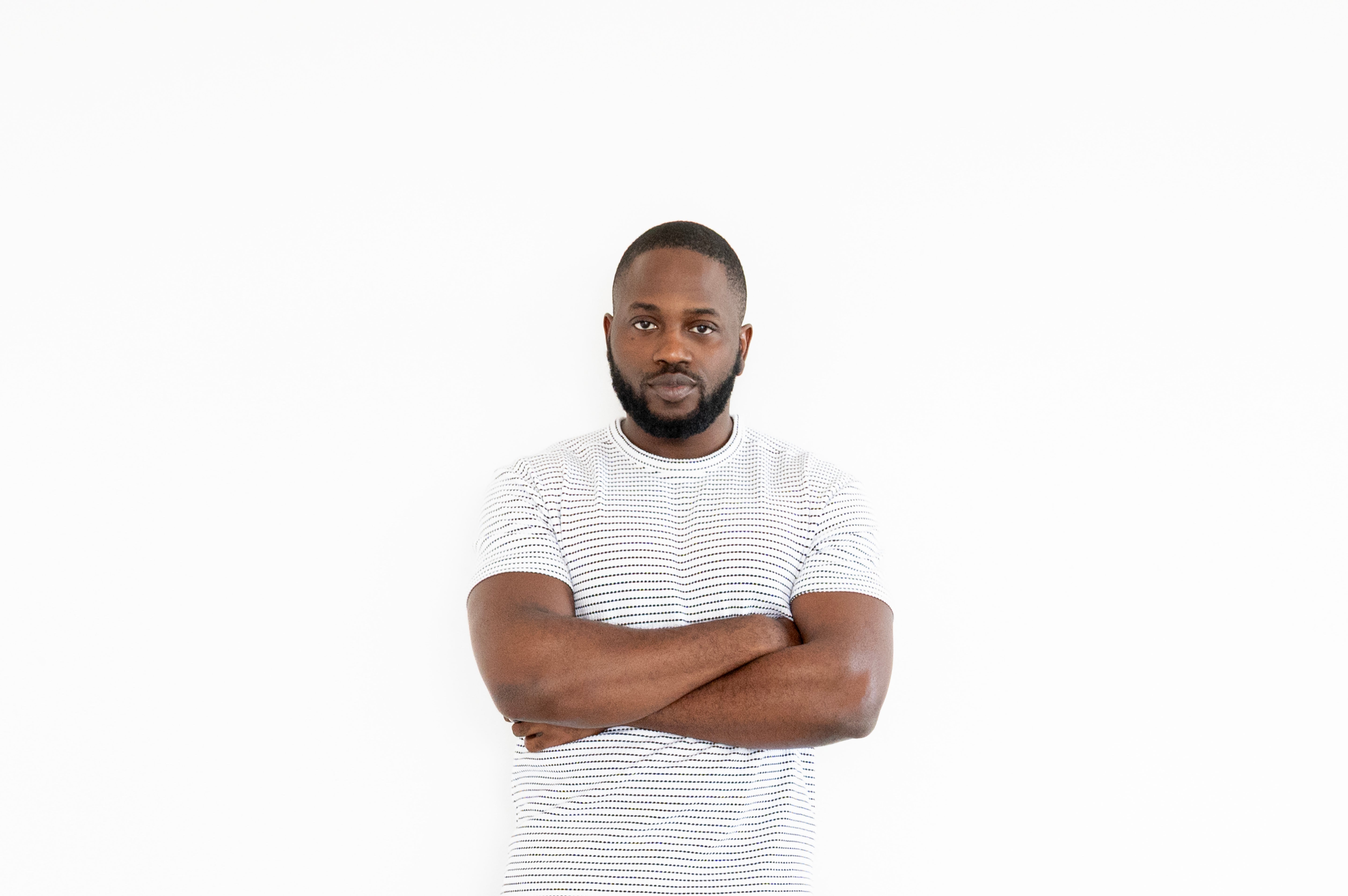 Portrait of Artist Yannis Guibinga at Notagallery in Berlin-Kreuzberg