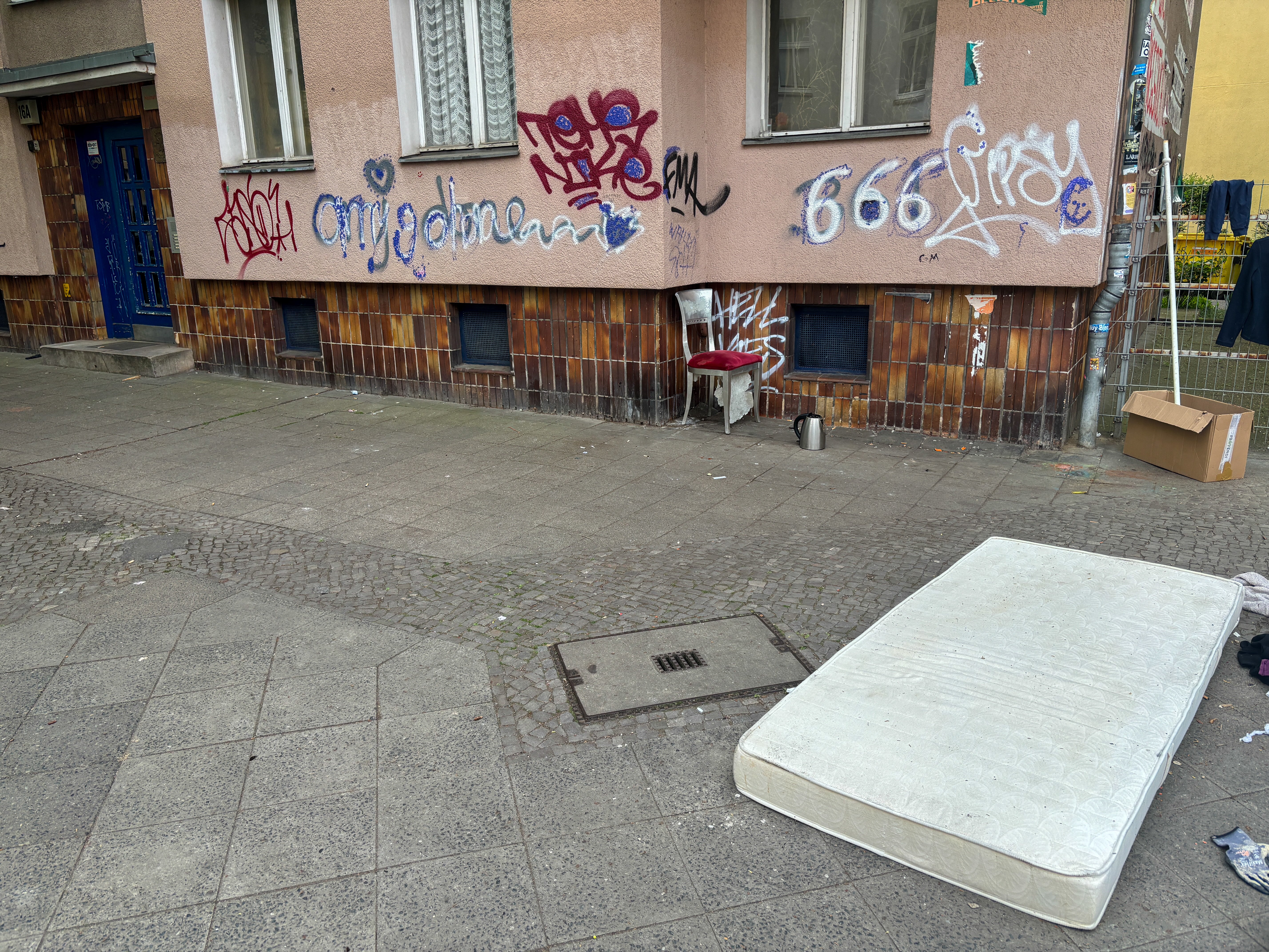 Artwork at Notagallery gallery in Berlin-Kreuzberg Checkpoint Charlie