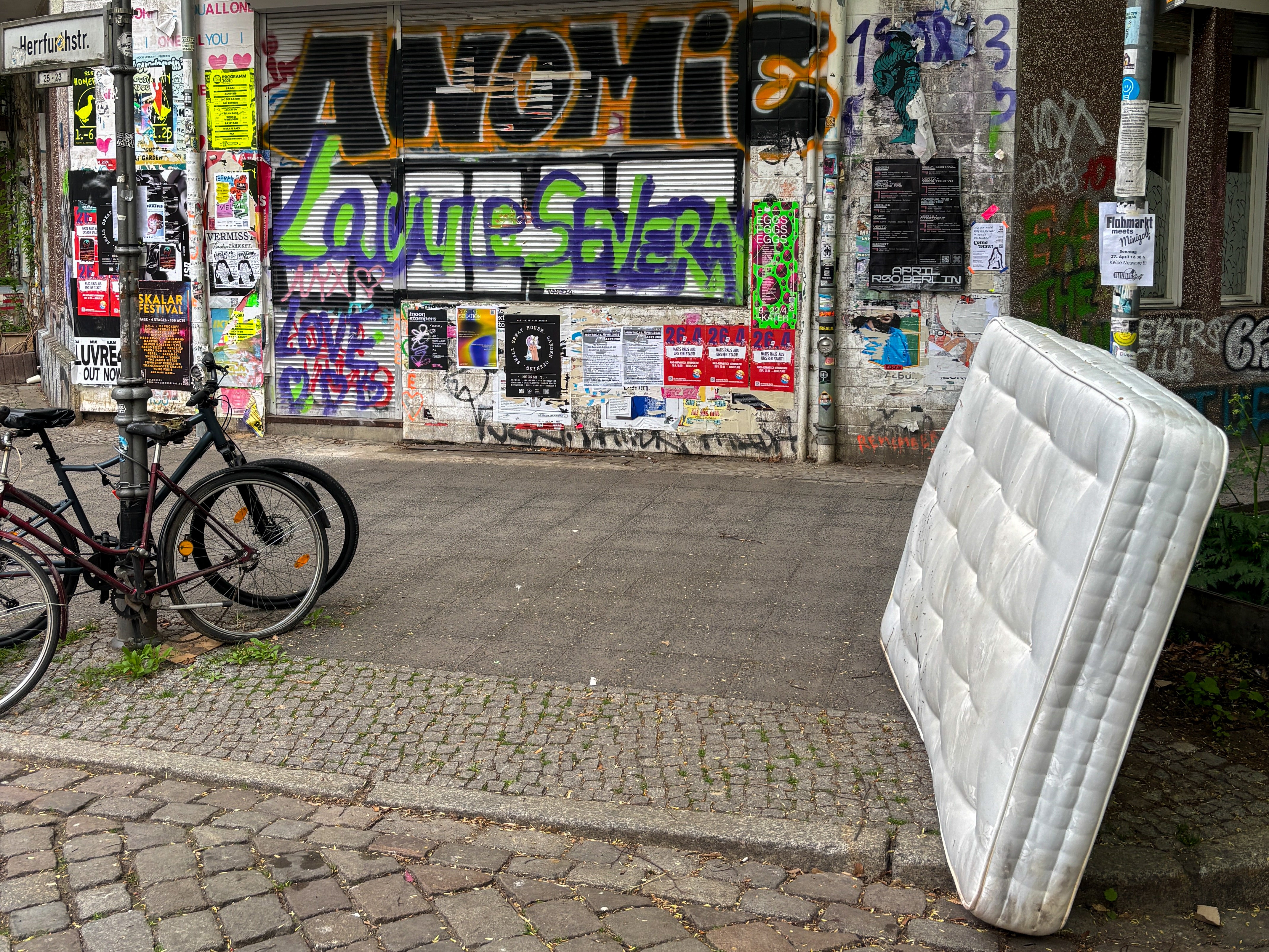 Artwork at Notagallery gallery in Berlin-Kreuzberg Checkpoint Charlie