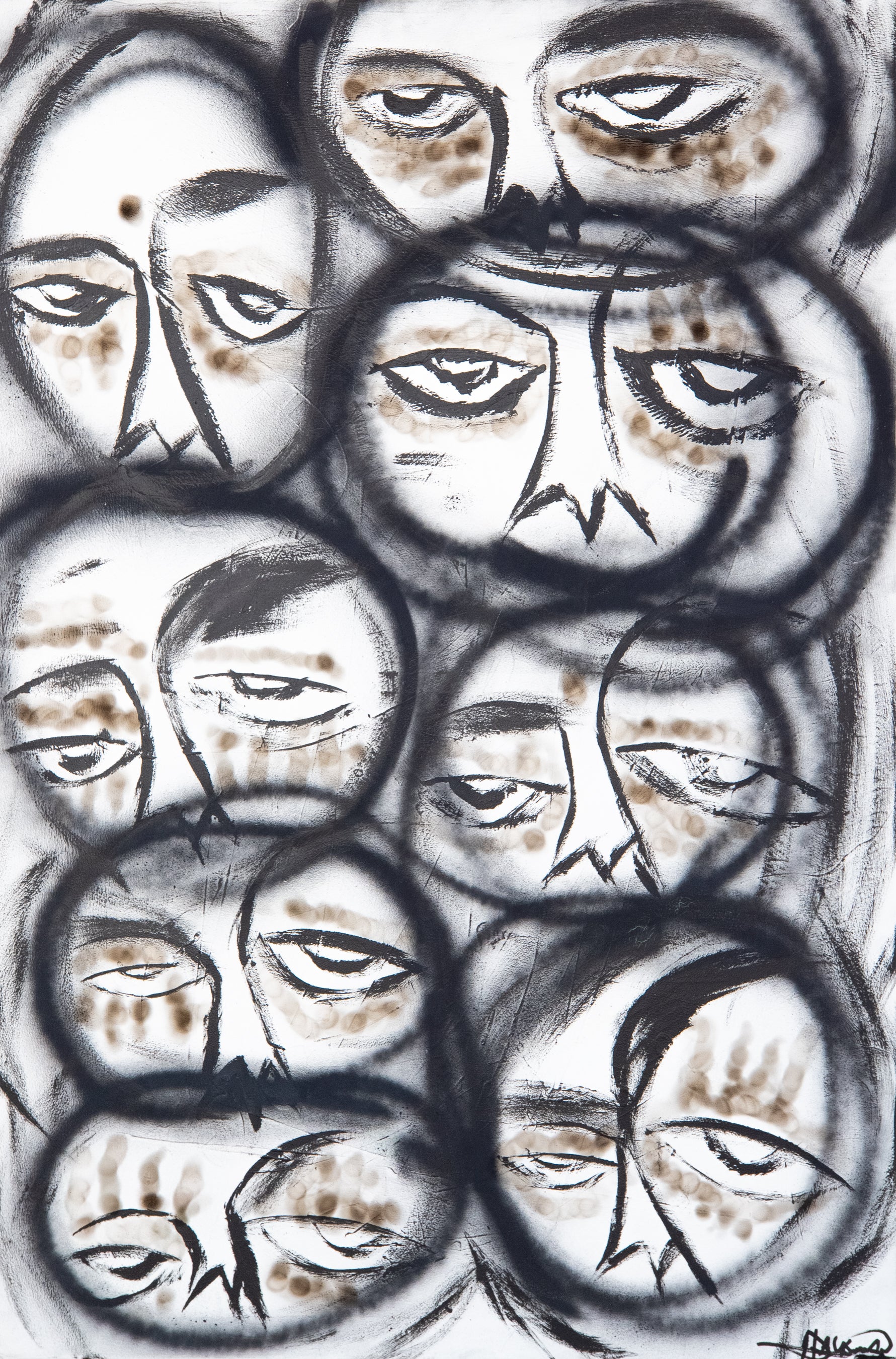 Artwork at Notagallery gallery in Berlin-Kreuzberg Checkpoint Charlie